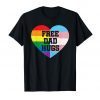 Free Dad Hugs Pride Lgbt Shirt - Free Dad Hugs Pride Flag Tshirt - Rainbow Love Gift - Support Lgbt Pride Dad - Fathers Day Gift Ideas