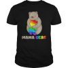 Free Mom Hugs LGBT Pride T-shirt Gifts Mama Bear LGBT Shirt