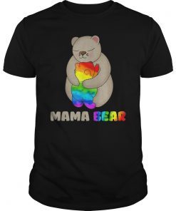 Free Mom Hugs LGBT Pride T-shirt Gifts Mama Bear LGBT Shirt