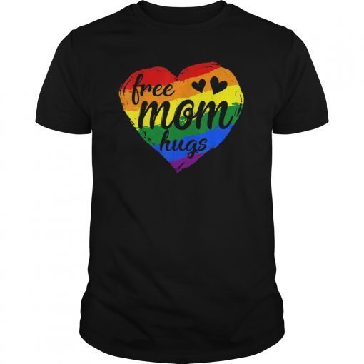 Free Mom Hugs Shirt LGBT Free Mom Hugs Kids Shirt