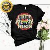 Free Mom Hugs Shirt LGBT Rainbow T-Shirt Free Mom Hugs Pride Flag Shirt Vintage Love Gift Support LGBT Pride Mom Gift Ideas Tee Shirt