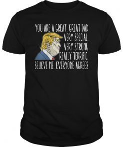 Funny Donald Trump Dad Gift Father's Day Shirt