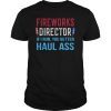 Funny Fireworks Director 4th of July Gifts T-Shirt