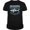 Funny Grandpa Shark Tshirt Best Gift For Grandpa