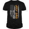 Funny Jeep-Dad American Flag Jeeps T-shirt Jeeps Offroad T-Shirt
