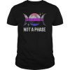 Genderfluid Pride Shirt Not a Phase Moon Gender Fluid Gifts T-Shirt