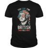 George Washington Cool For British Rule 4th of July T-Shirt