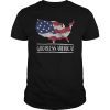 God Bless America Flag Patriotic 4th of July USA Fourth T-Shirt
