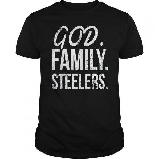 God Family Steelers Tee Shirt