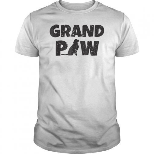 Golden Retriever Grandpa Grand Paw Shirt Dog Lover Grandpaw