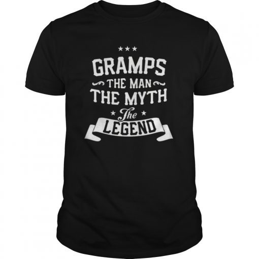 Gramps Shirt, Gramps Gift, The Man The Myth The Legend Funny Gramps Shirt, Gramps shirt