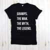 Gramps The Man The Myth The Legend Shirt ,Father's Day Shirt ,Father's Day Gift ,Grandpa Shirt ,Gramps Shirt ,Father Shirt Gramps