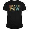 Grand Paw Dog Shirt Dog Lover Grandpaw Grandpa
