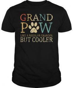 Grand Paw Dog Shirt Grandpaw Grandpa Lover Dog Tee Shirts