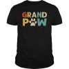 Grand Paw Doggy Puppy Lover Grandpa Vintage Shirt
