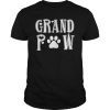 Grand Paw Funny Dog Doggy Puppy Lover Grandpa Vintage Shirt