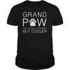 Grand Paw Shirt Like Regular Grandpa But Cooler Grandpa Gift Tee Shirt