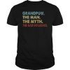 GrandPaw the man the myth te influence T-shirt gift grandpa