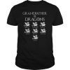 Grandfather of Dragons Shirt With Children's Names - Customized Grandfather Shirt - Custom Father's