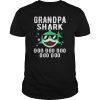 Grandpa Shark Doo Doo Doo Family Shirt Cute Funny Gifts