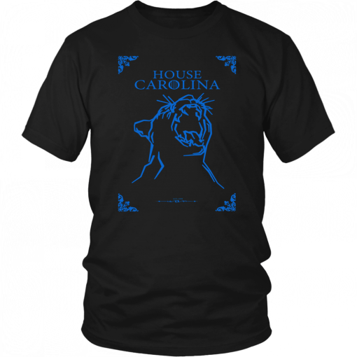 HOUSE CAROLINA SHIRT CAROLINA PANTHERS - GAME OF THRONES