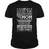 I Am A Lucky Son I'm Raised By A Freaking Awesome Mom 2019 TShirt