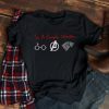 Im A Simple Woman Who Love Harry Potter Avengers and Game Of Thrones Gift T-Shirt