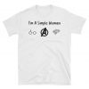 Im A Simple Woman Who Love Harry Potter Avengers and Game Of Thrones Shirt