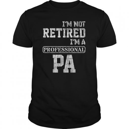 I'm Not Retired I'm A Professional Pa T-Shirt Gift
