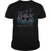 Imagine Hippie People Living Life in Peace and Love Tee Shirt