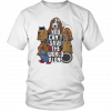 JUSTICE LEAGUE BASSET HOUND YOU CAN’T SAVE THE WORLD ALONE SHIRT