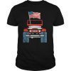Jeep 4th of July Merica Men USA American Flag T-Shirt