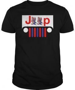 Jeep July 4th American Flag Eagle Patriotic Gift Tee Shirt