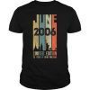 June 2006 T Shirt 13 Year Old Shirt 2006 Birthday Gift T-Shirt