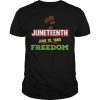 Juneteenth Freedom Independence Day Emancipation T-Shirt