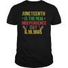 Juneteenth Is the Real Independence Day 6-19-1865 T-Shirt