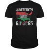 Juneteenth Tshirt Black History African America Freedom 1865 T-Shirt