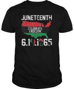 Juneteenth Tshirt Black History African America Freedom 1865 T-Shirt