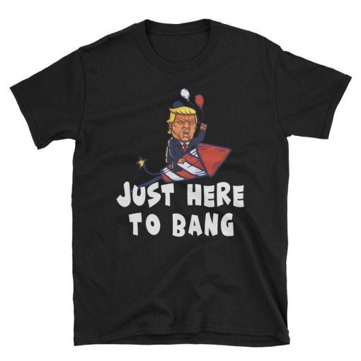 Just Here To Bang 4th of July T Shirt Premium T-Shirt , Just Here To Bang 4th of July T-Shirt , Just Here To Bang T-Shirt