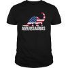 Kids Amerisaurus Funny Dinosaur 4th of July Patriotic Boys Girls T-Shirt