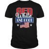 Kids Boys 4th Of July Red White And Cool Patriotic Stars Stripes Gift Tee Shirt