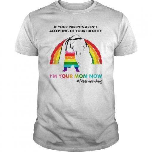 LGBT Pride Free Hugs Mama Bear I'm Your Mom Now Gift Shirt T-Shirt