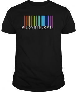 LGBT Pride Love Is Love Shirt Gay Pride Awareness Men Women T-Shirts
