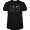 LGBT Pride Skeleton Dabbing Dare To Be Yourself Gifts T-Shirt
