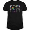 LGBT Pride Skeleton Dabbing Dare To Be Yourself Gifts TShirts