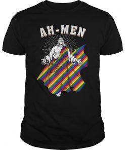 LGBT Rainbow Jesus Purride Gay Lesbian Pride Homosexual T-Shirt