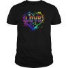 LOVE Peace Sign Rainbow Gay Pride Love Is Love T Shirt
