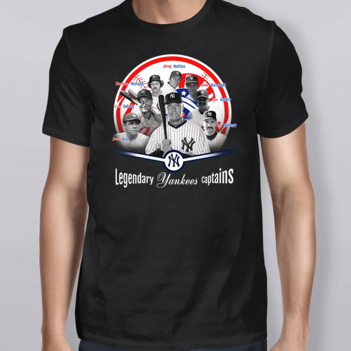 Legendary Yankees Captains Team T-Shirt