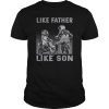 Like Dad Like Son T-shirt Motorcross Or Dirtbike Sport