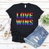 Love Wins LGBT Pride Shirt Rainbow Pride Shirt LGBT shirt Gay pride shirt Pride shirt Lesbian shirt LGBT pride Equality shirt